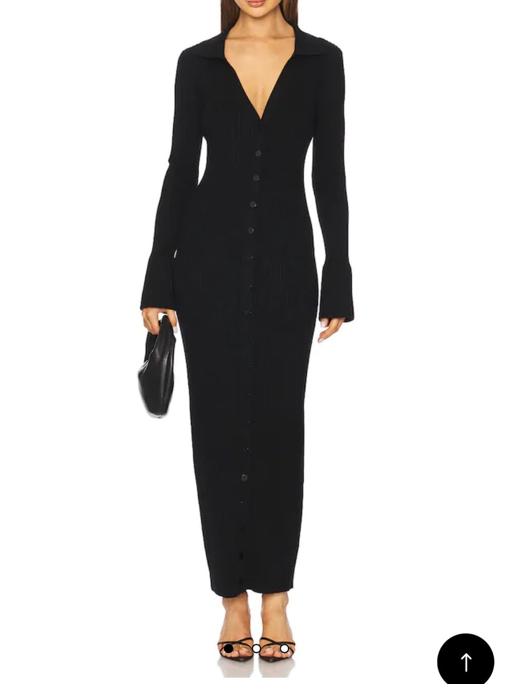 SNDYS Carol Maxi Dress in Black